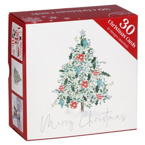 Christmas Greeting Cards With Envelopes - Different Designs- Ecofriendly, Recyclable- Pack of 30,40,50 Cards