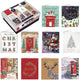 Christmas Greeting Cards With Envelopes - Different Designs- Ecofriendly, Recyclable- Pack of 30,40,50 Cards