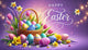 Easter Festive Chocolate Hamper Rich in Standard Chocolate Bars, Easter Mini Eggs, Easter Bunny