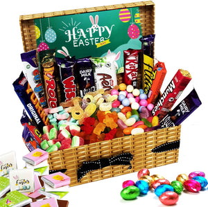 Mega Easter Hamper-Filled with Pick n Mix Sweets Standard Chocolate Bars and Easter Treats