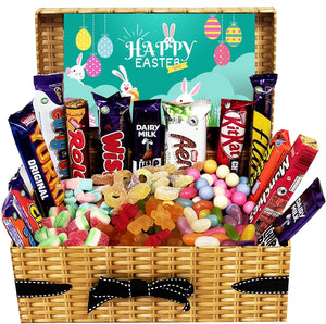 Mega Easter Hamper-Filled with Pick n Mix Sweets Standard Chocolate Bars and Easter Treats