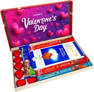 Premium Chocolate Gifts in RED Letter Box for Valentine's Day