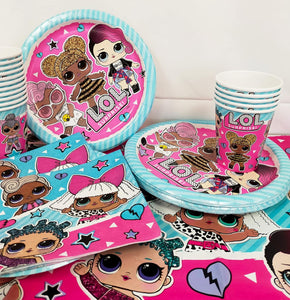 Lol Surprise Party Supplies For Kids Birthday Party Tableware Serves 16 Guest