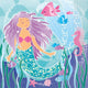 Magical Mermaid Party Tableware for Kids Birthday Party Decorations- Mermaid Tableware Girls Birthday Party