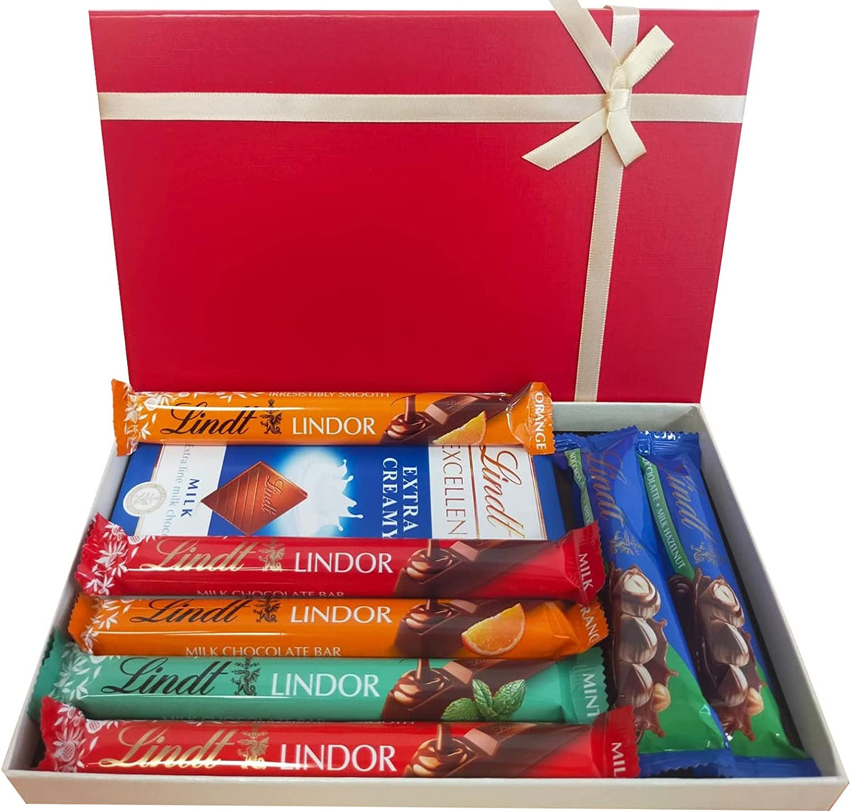 Lindt Chocolate Gift Selection Box Mega Lindt Chocolates in Red Letter