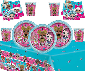 Lol Surprise Party Supplies For Kids Birthday Party Tableware Serves 16 Guest